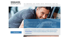 Desktop Screenshot of desguacesaeropuerto.com